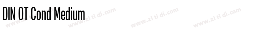 DIN OT Cond Medium字体转换